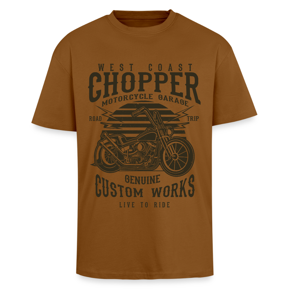 Dik oversized T-shirt - toffee