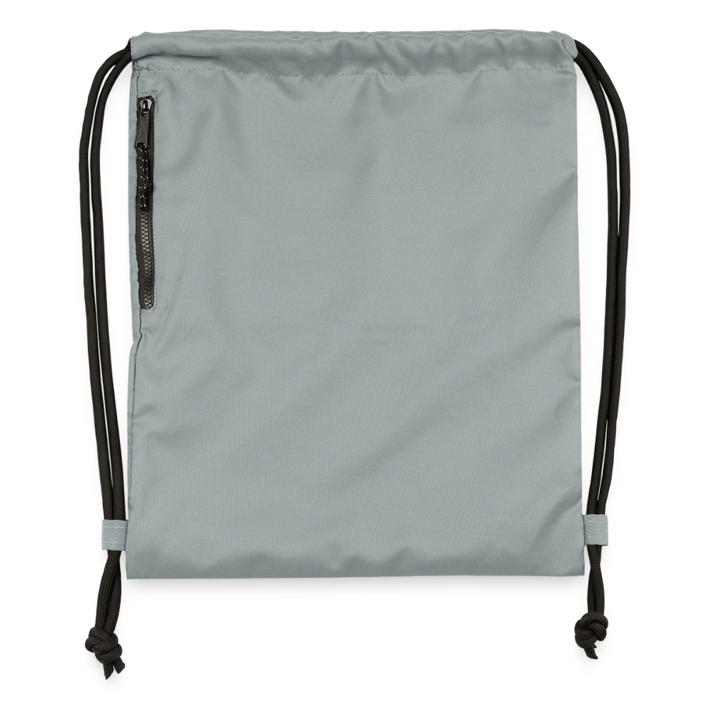 Gymtas van gerecycled materiaal - steengrijs mineral wash