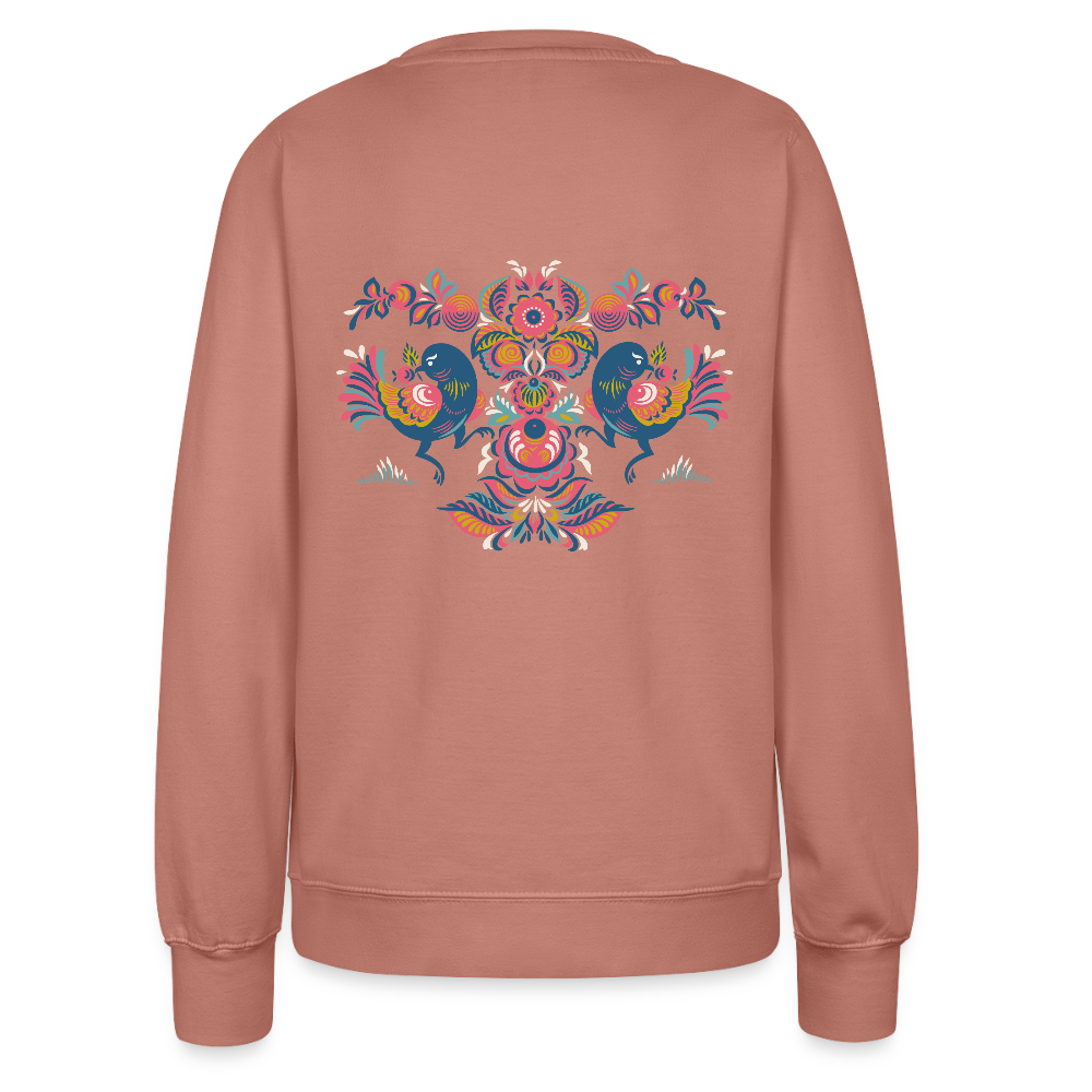 Vrouwen sweatshirt - altrosa