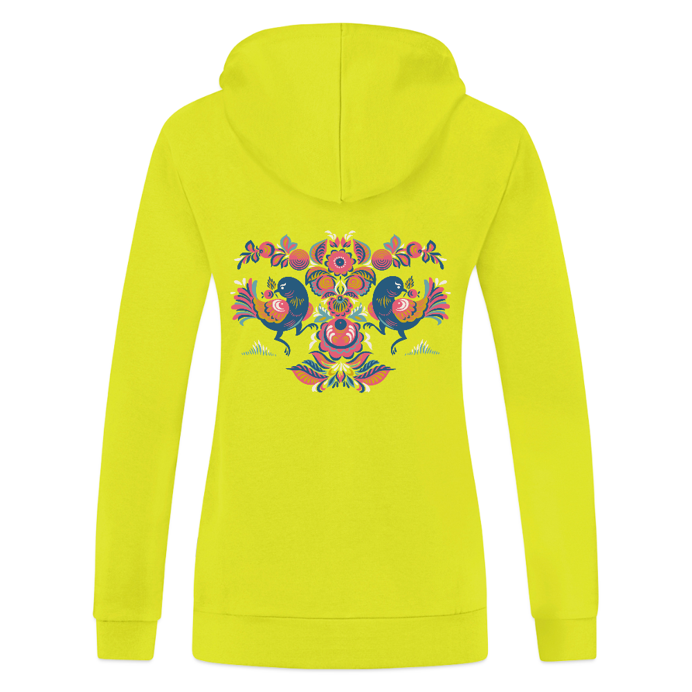 JAKO Vrouwen ziphoodie Organic - limegroen
