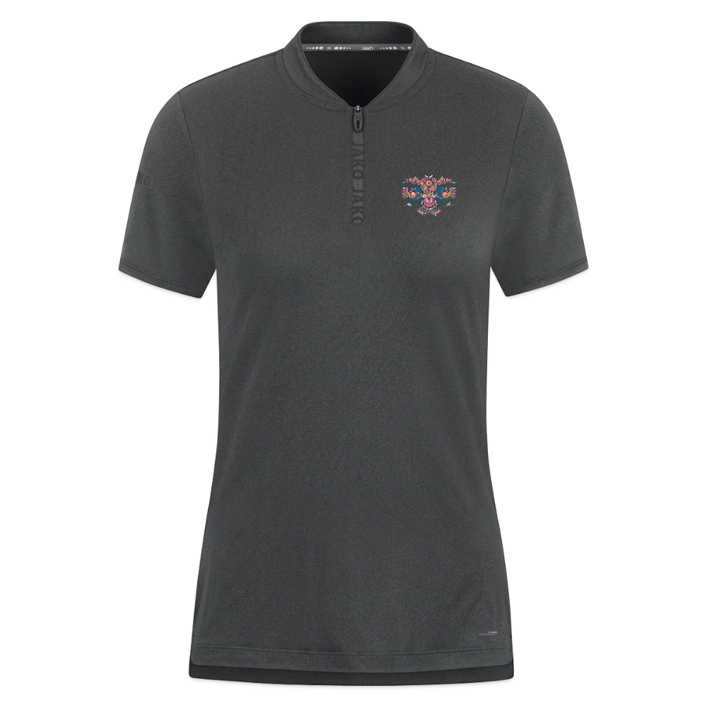JAKO Vrouwen poloshirt Pro Casual - grafietgrijs