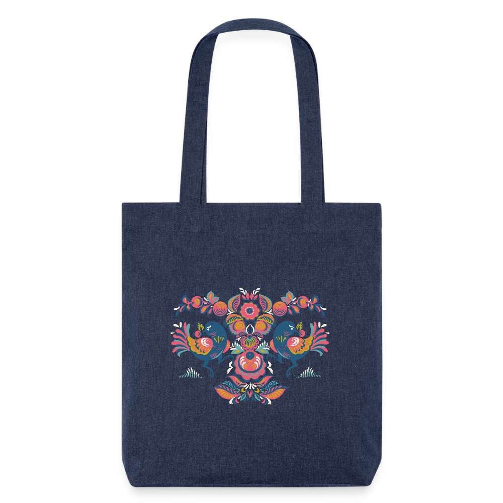 Stanley/Stella heavyweight gerecycled stoffen tas - mix blauw