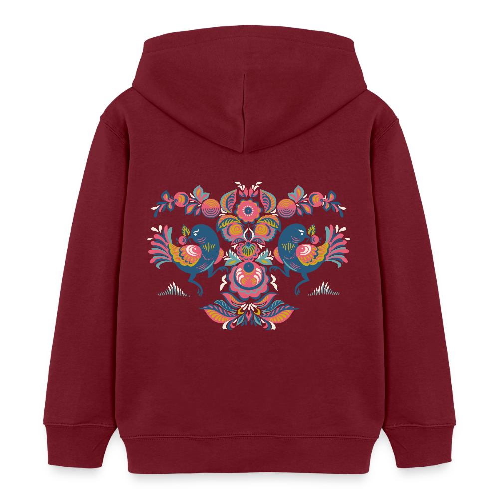 Stanley/Stella Kinder-bio-hoodie Mini Cruiser - bourgognerood