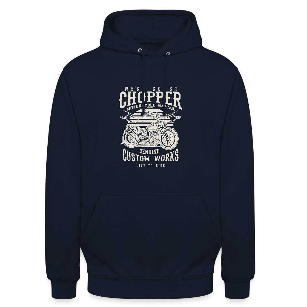 Hoodie unisex - navy