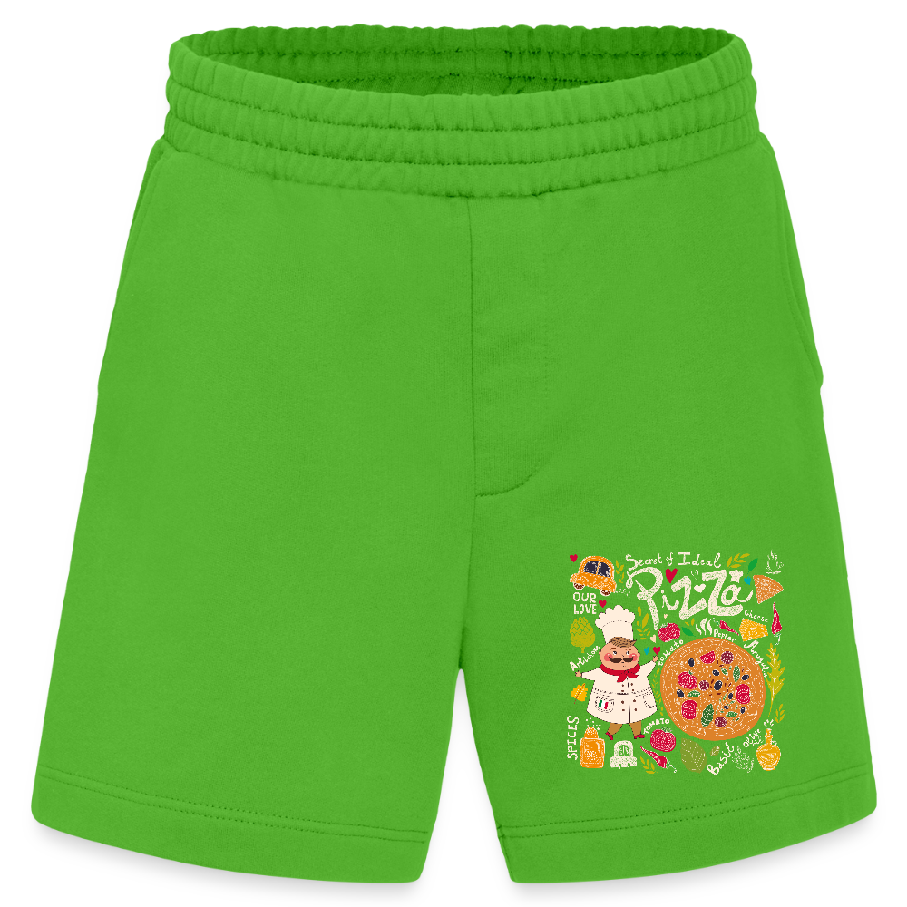 Heavyweight organic shorts made in EU - Apple Neon