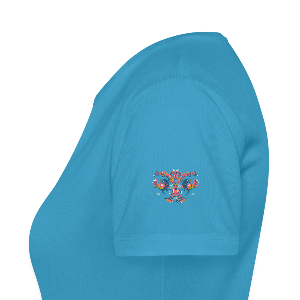 Vrouwen T-shirt ademend actief - saffierblauw