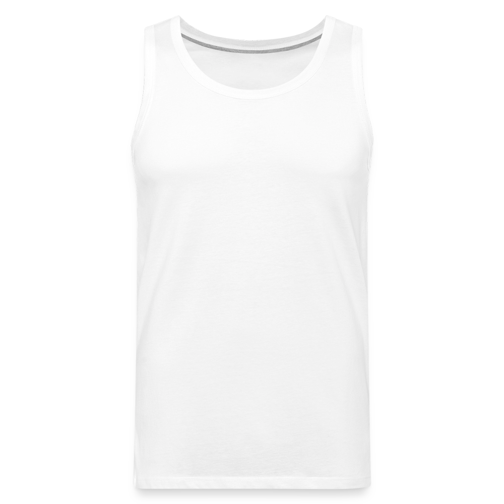 Mannen Premium tank top - wit