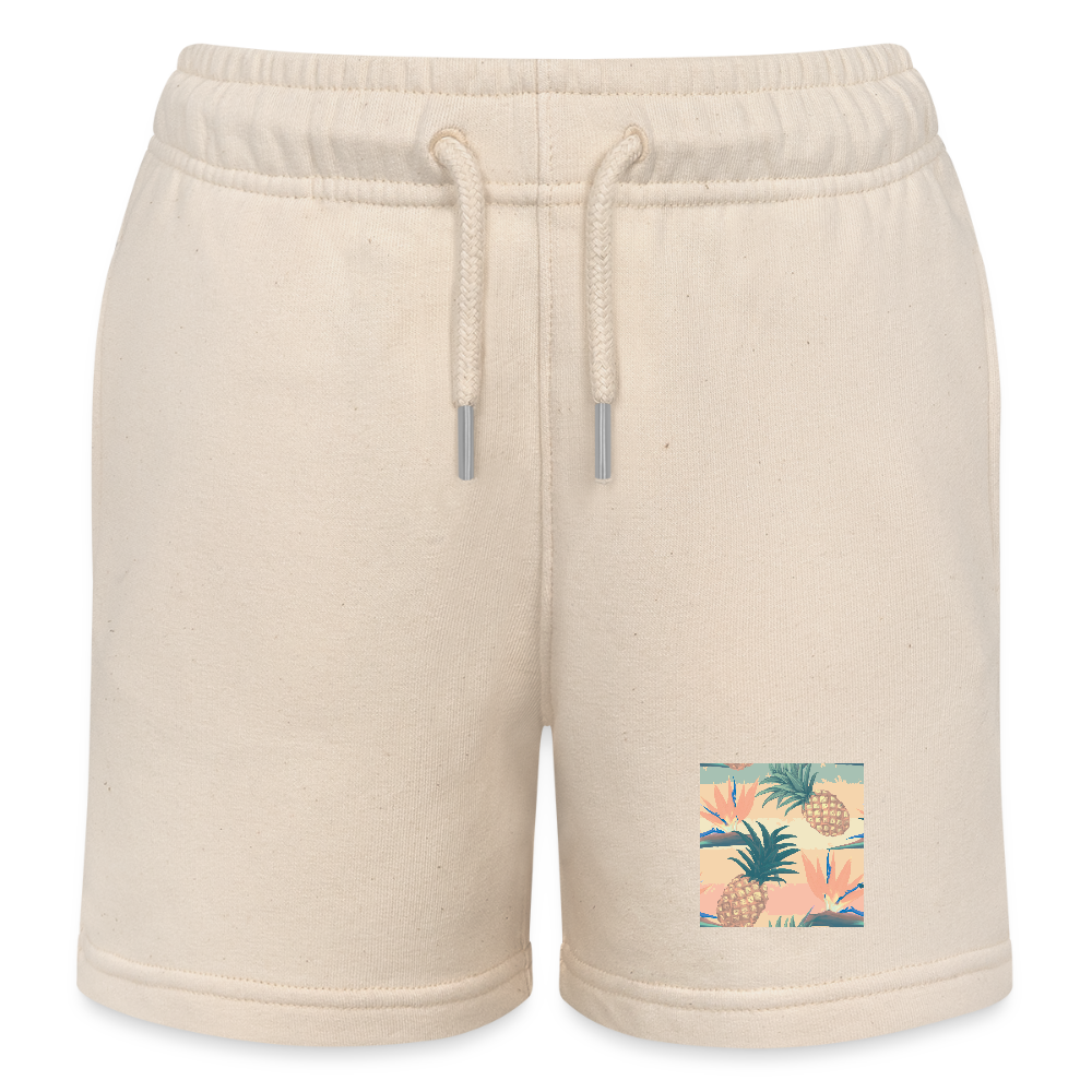 Stanley/Stella Kinder-bio-joggingshorts MINI BOLTER - witgrijs