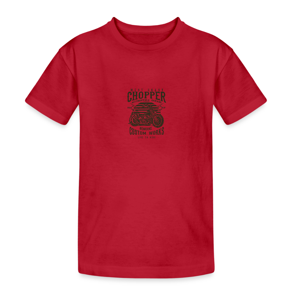 Kinderen Heavy Cotton T-shirt - wijnrood