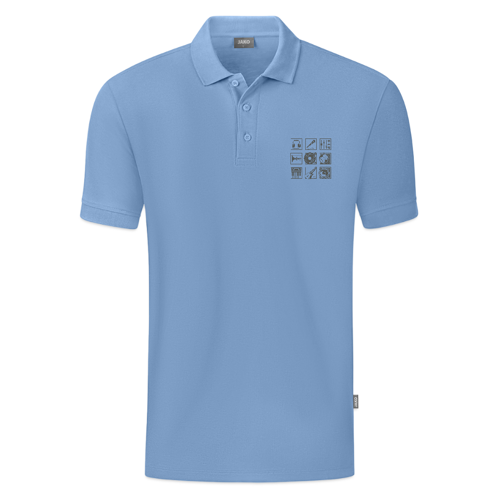 JAKO Mannen Polo Organic - sky