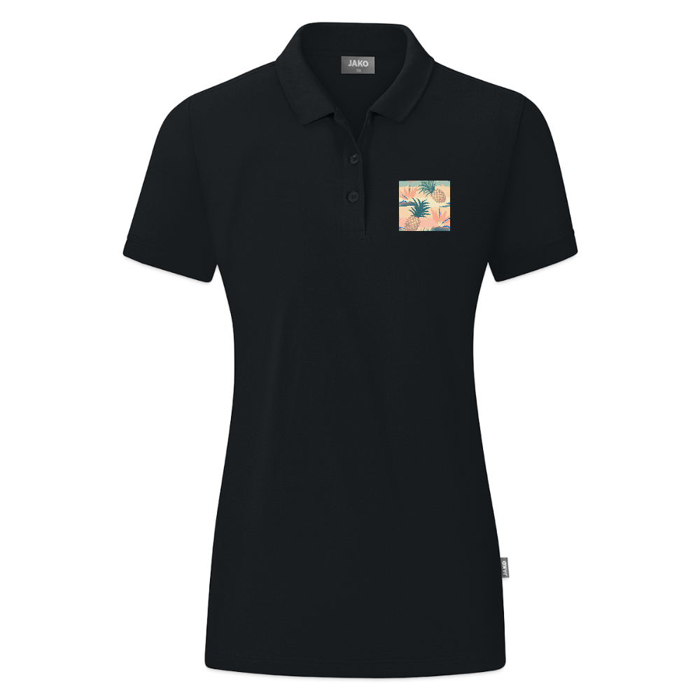 JAKO Vrouwen polo Organic - zwart