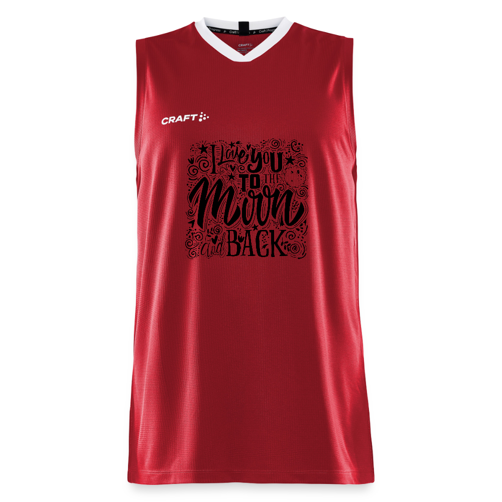 CRAFT Progress kinder-basketbalshirt - donkerrood