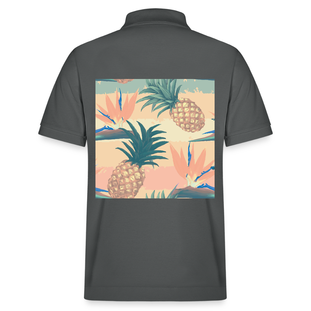 Stanley/Stella uniseks bio poloshirt PREPSTER - houtskool