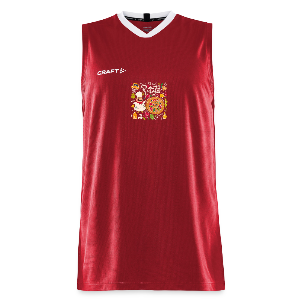CRAFT Progress mannen basketbalshirt - donkerrood