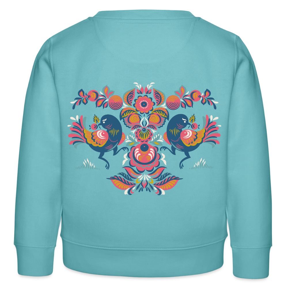Stanley/Stella Mini Changer bio kindersweatshirt - pastel-turquoise