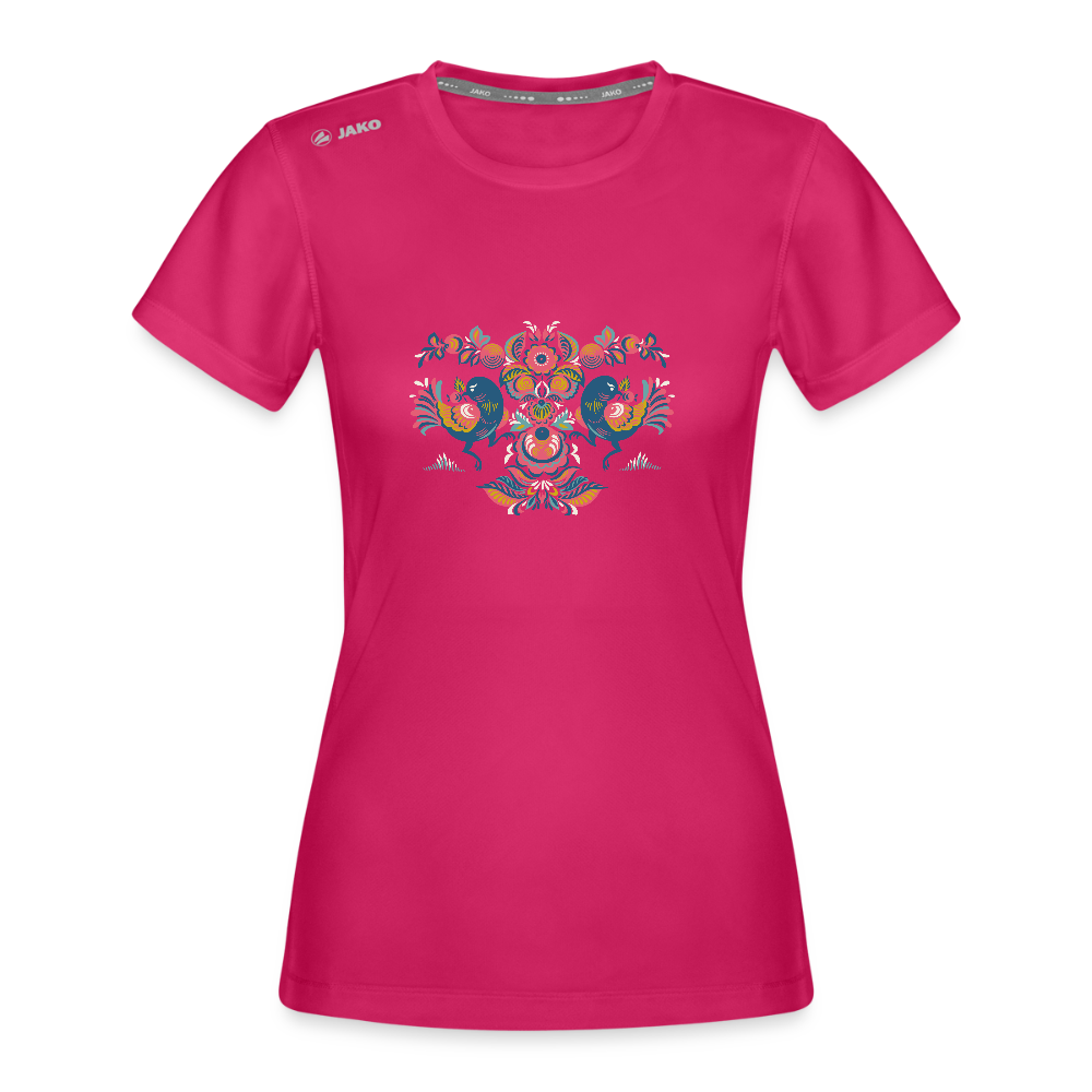 JAKO Vrouwen T-shirt Run 2.0 - donker roze