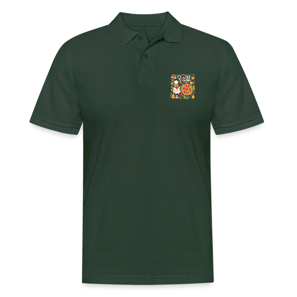 Mannen poloshirt - dennengroen