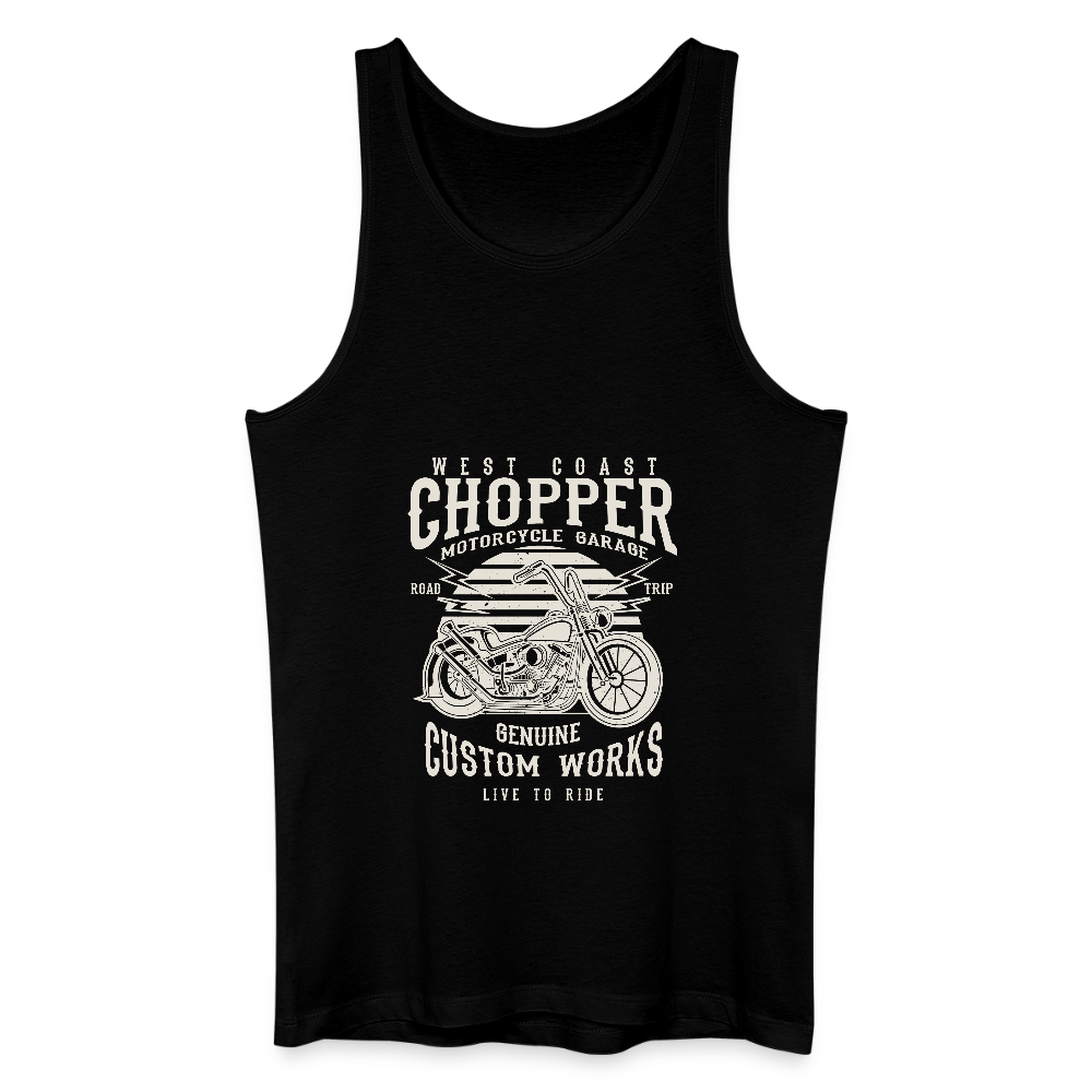 Mannen bio tanktop - zwart