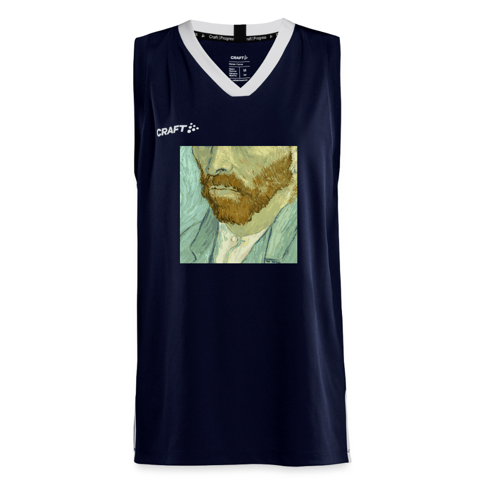 CRAFT Progress teenager basketbalshirt - navy