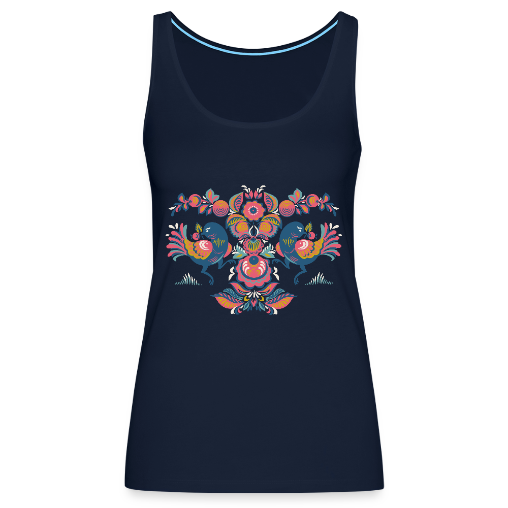 Vrouwen Premium tank top - navy