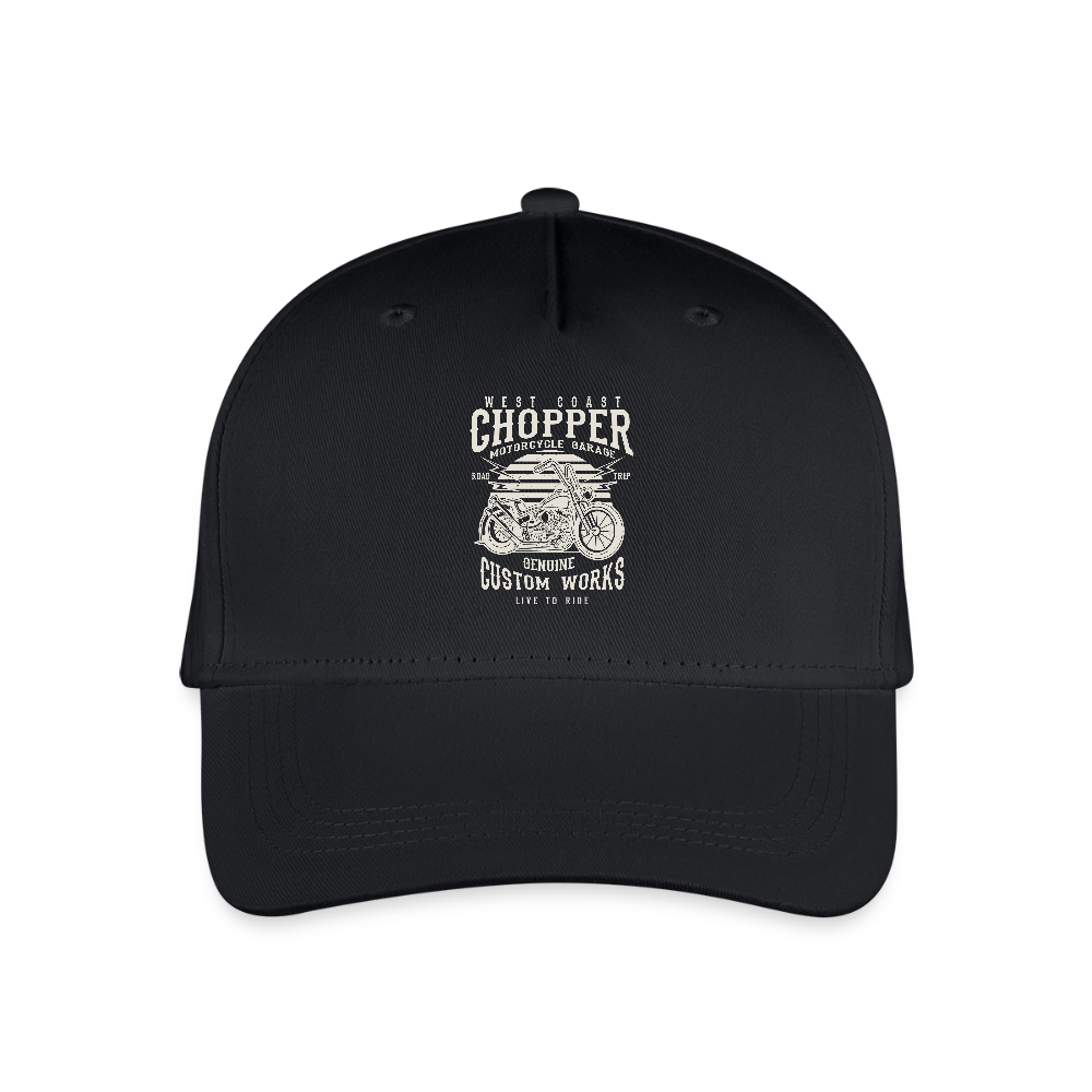 Bio kinder basecap - zwart
