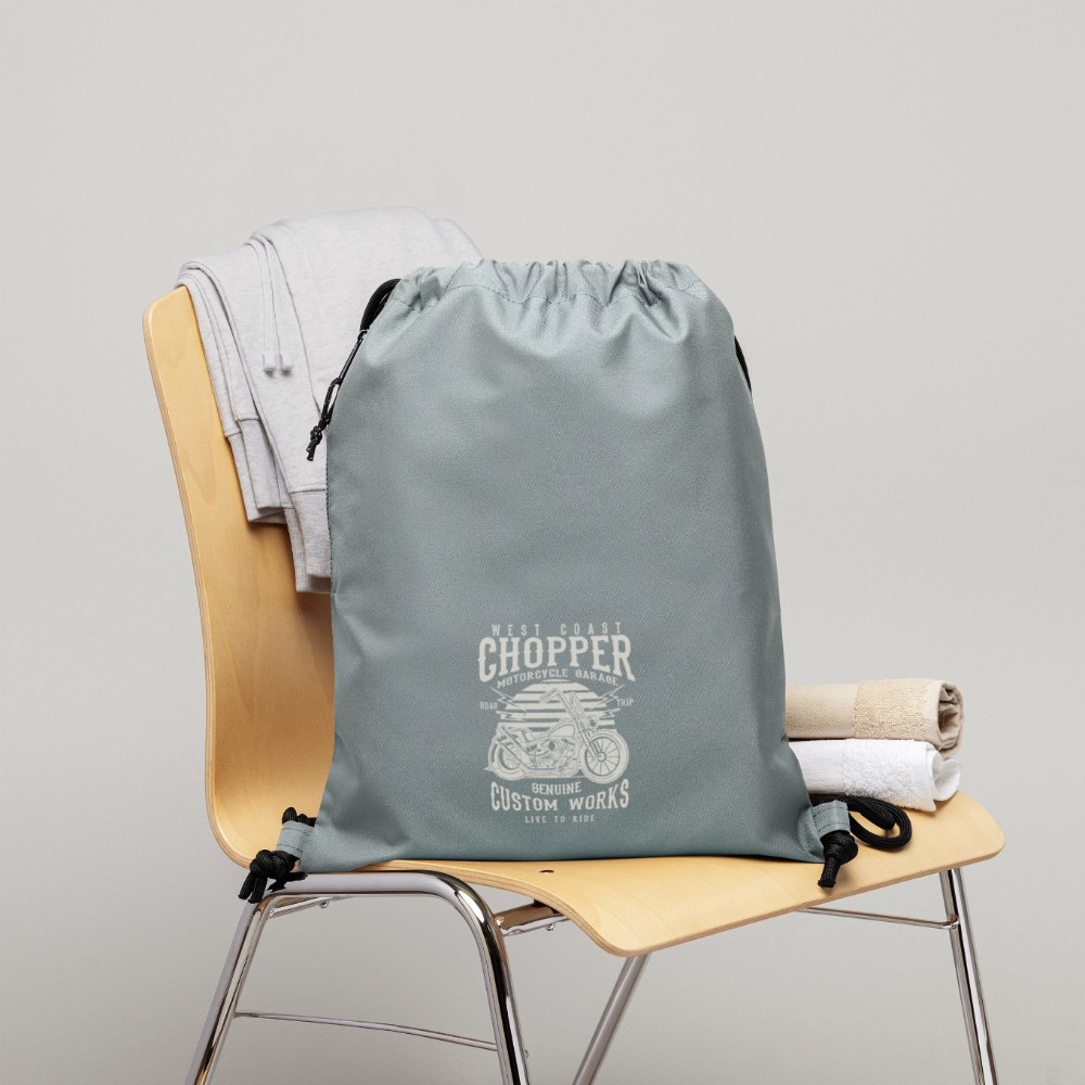 Gymtas van gerecycled materiaal - steengrijs mineral wash