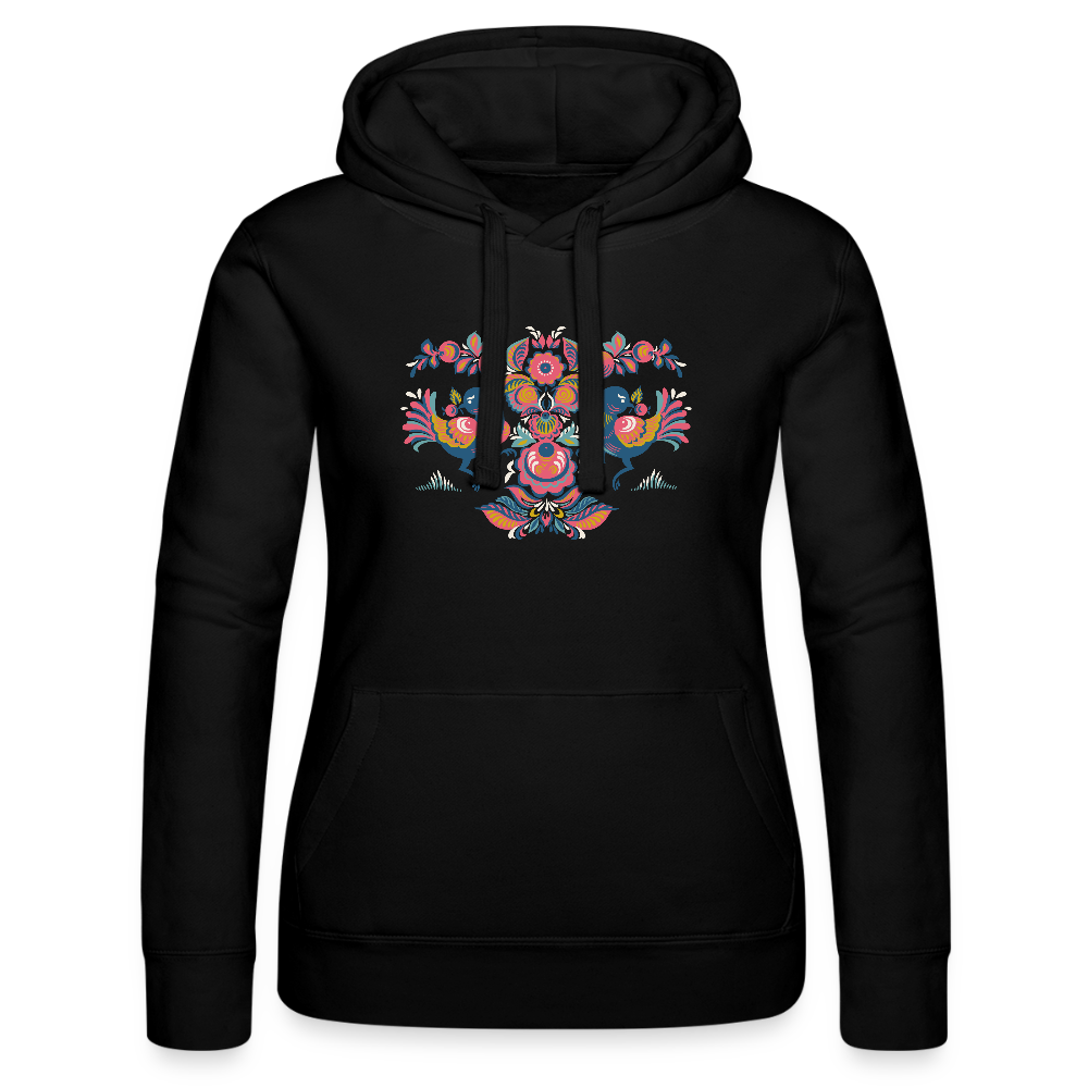Vrouwenhoodie van Russell - zwart