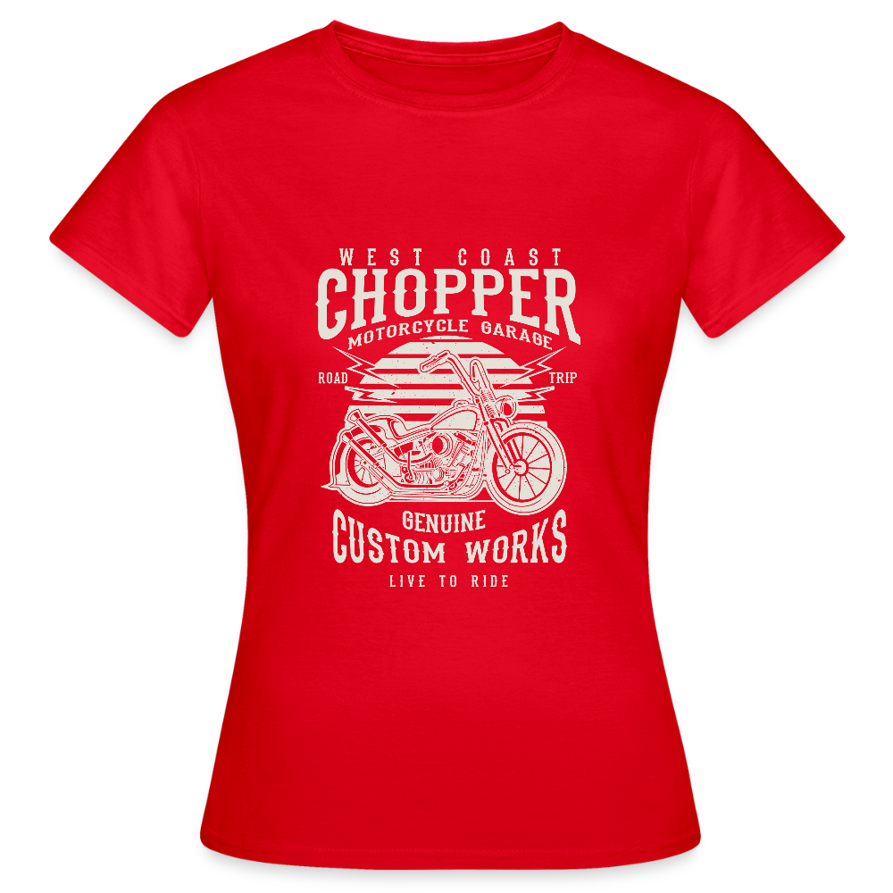 Vrouwen T-shirt - rood