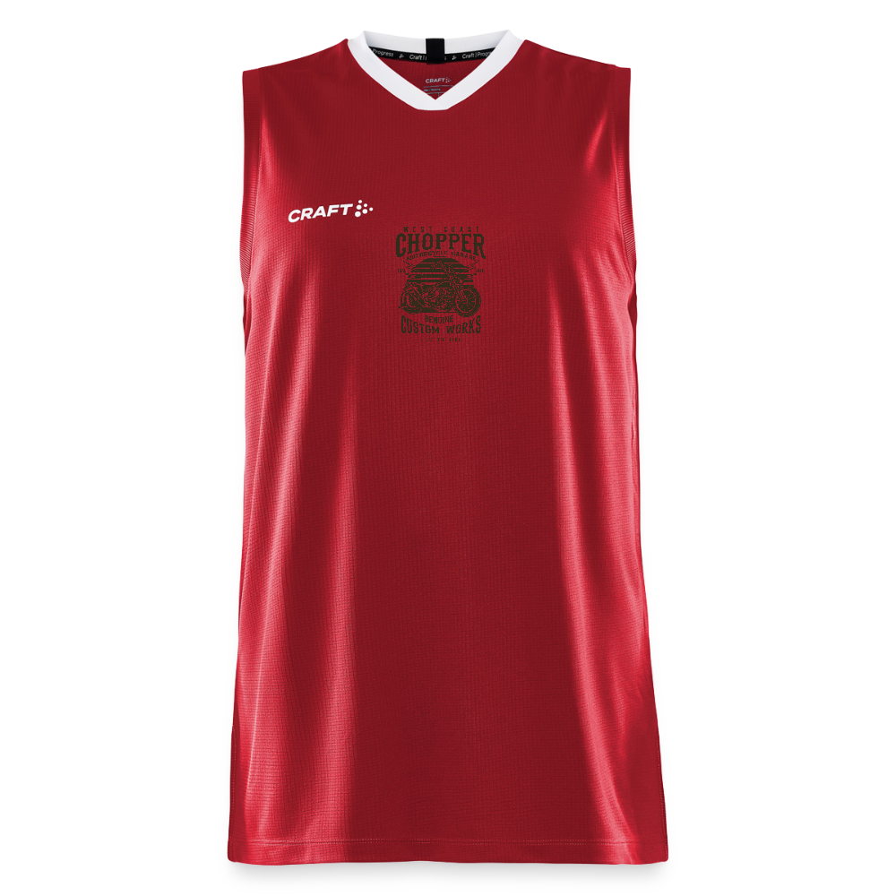 CRAFT Progress kinder-basketbalshirt - donkerrood