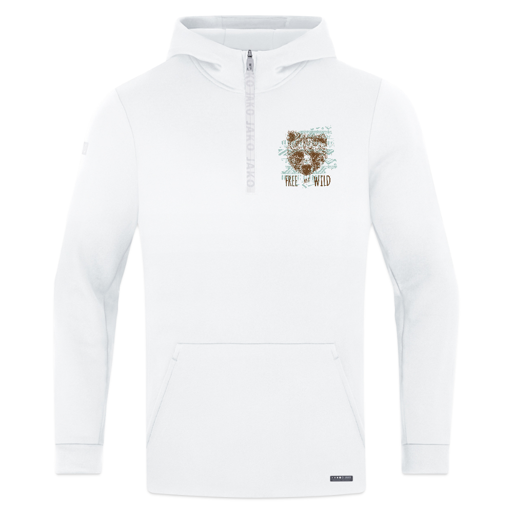 JAKO Ziphoodie Pro Casual - wit
