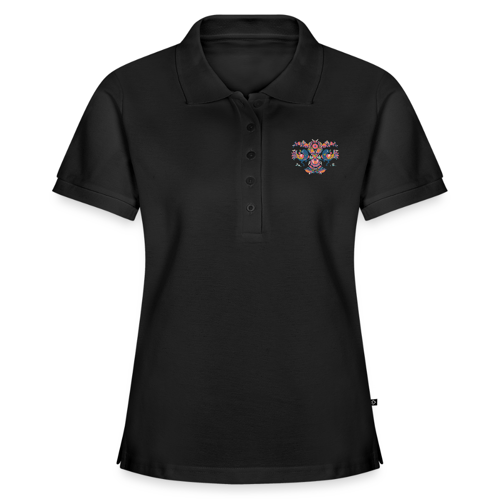 Vrouwen Premium Bio Poloshirt - zwart