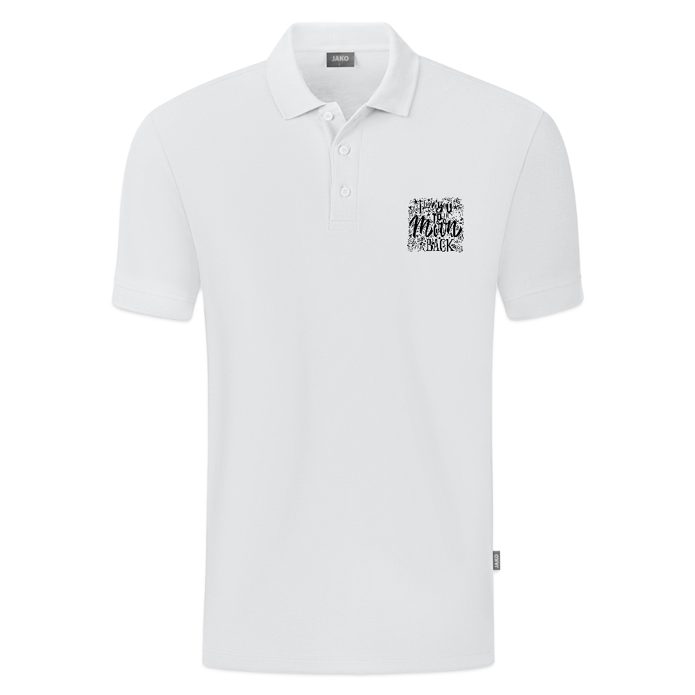 JAKO Mannen Polo Organic - wit