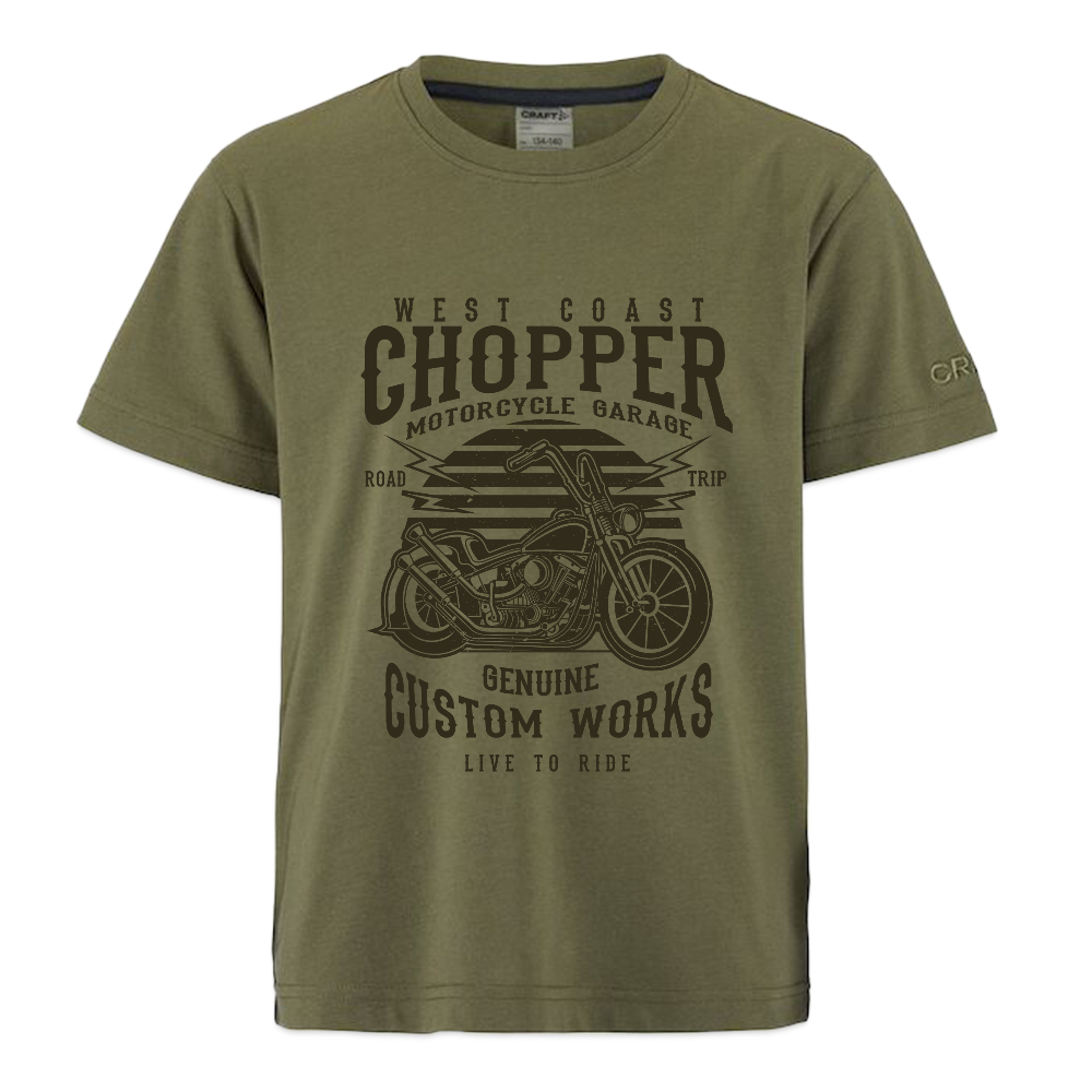 CRAFT Community 2.0 tieners T-shirt - mosgroen