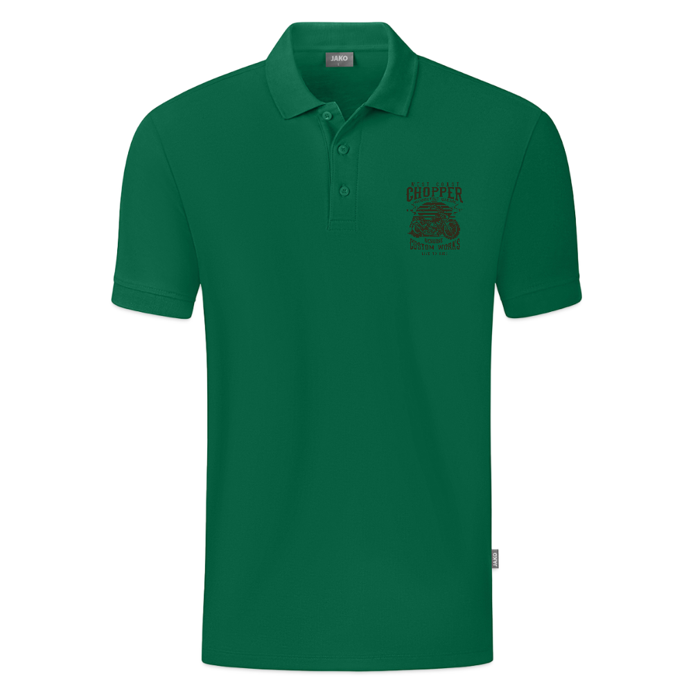 JAKO Mannen Polo Organic - kelly groen