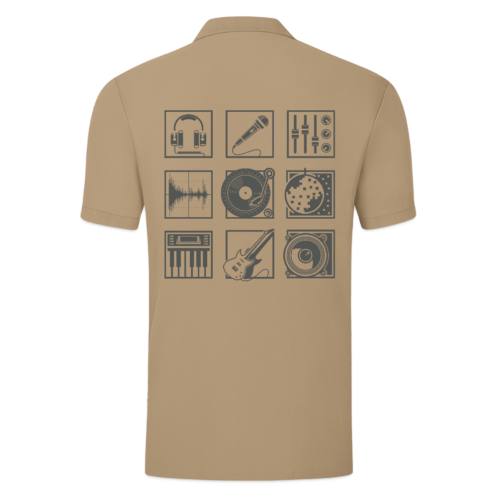 JAKO Mannen Polo Organic - beige