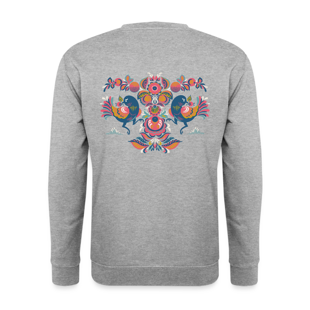 Unisex sweater - witgrijs gemêleerd