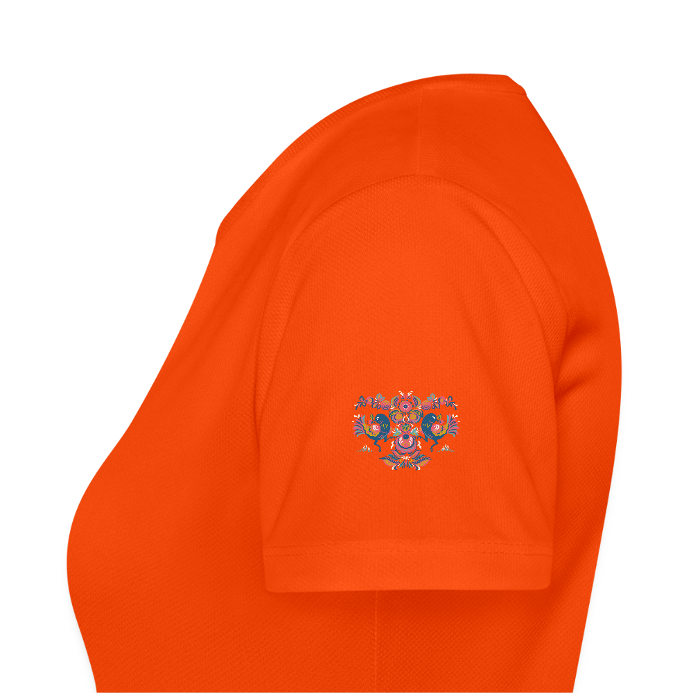 Vrouwen T-shirt ademend actief - neonoranje