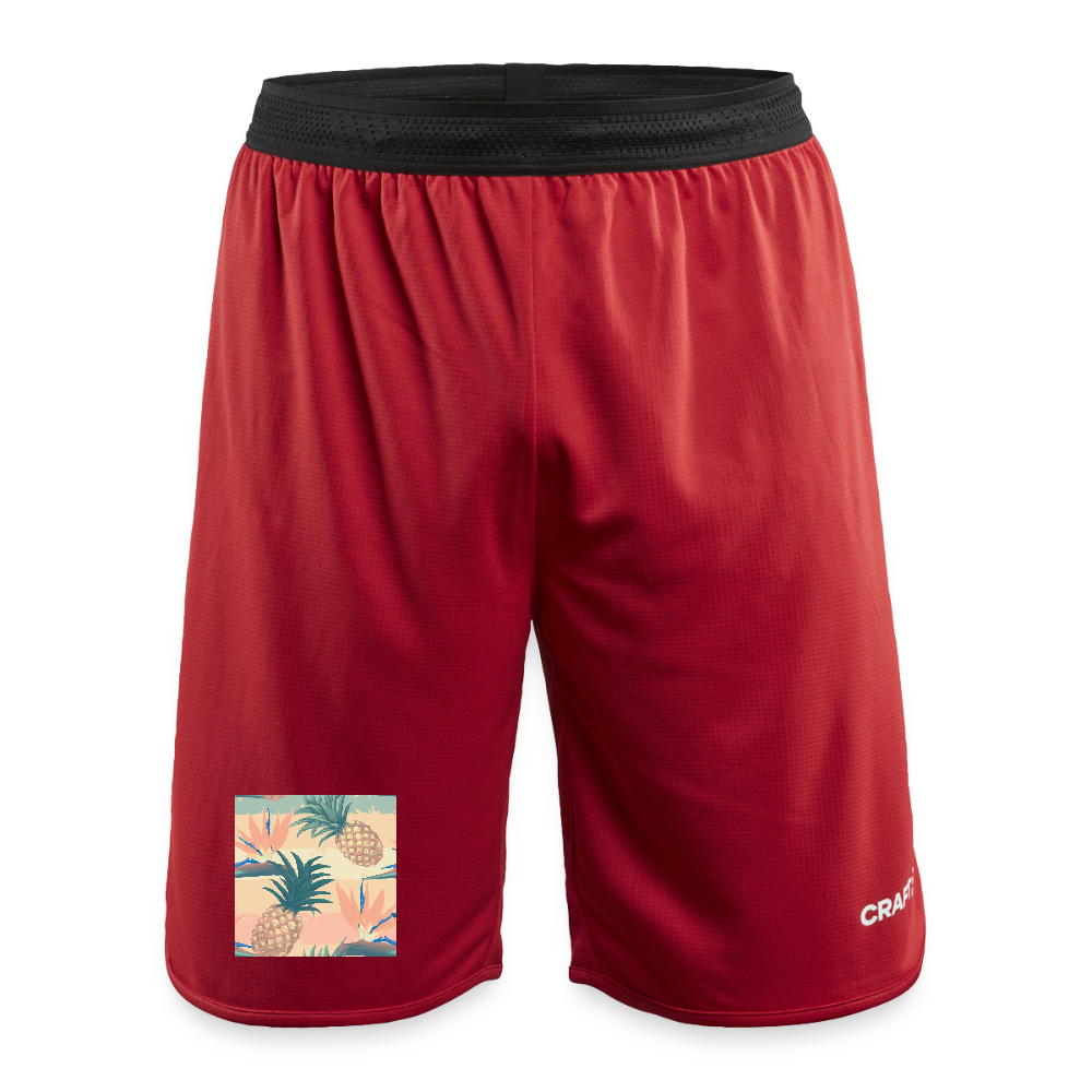 CRAFT Progress kinder-basketbalshorts - donkerrood