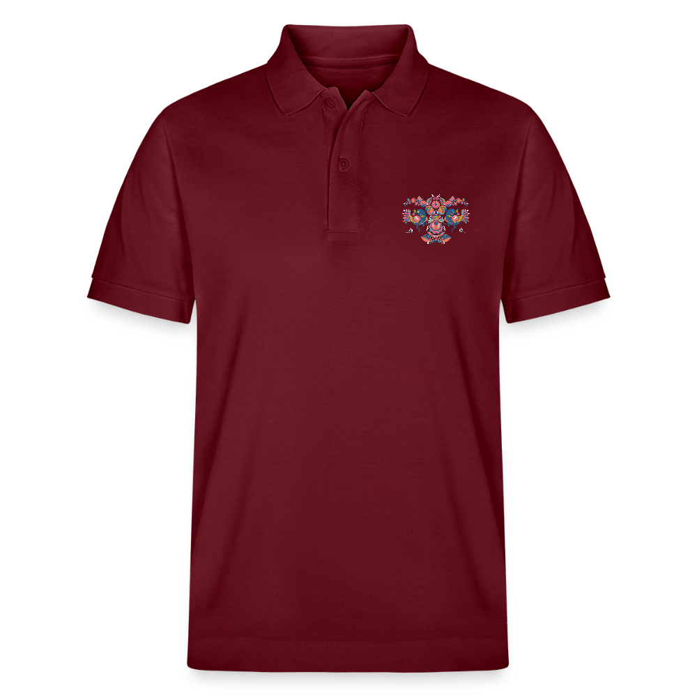 Stanley/Stella uniseks bio poloshirt PREPSTER - bourgognerood