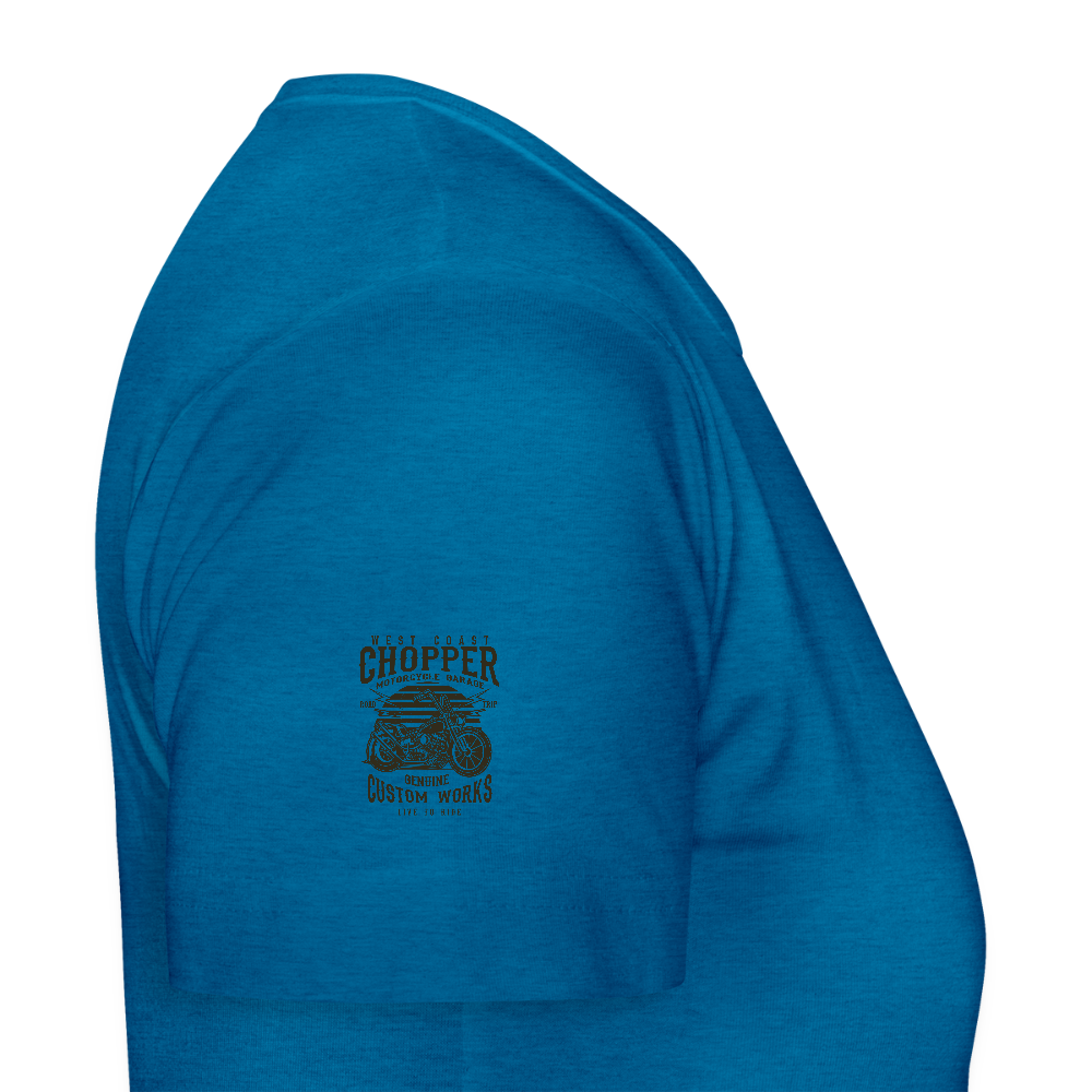 Vrouwen T-shirt - antieke blauwe saffier gemêleerd