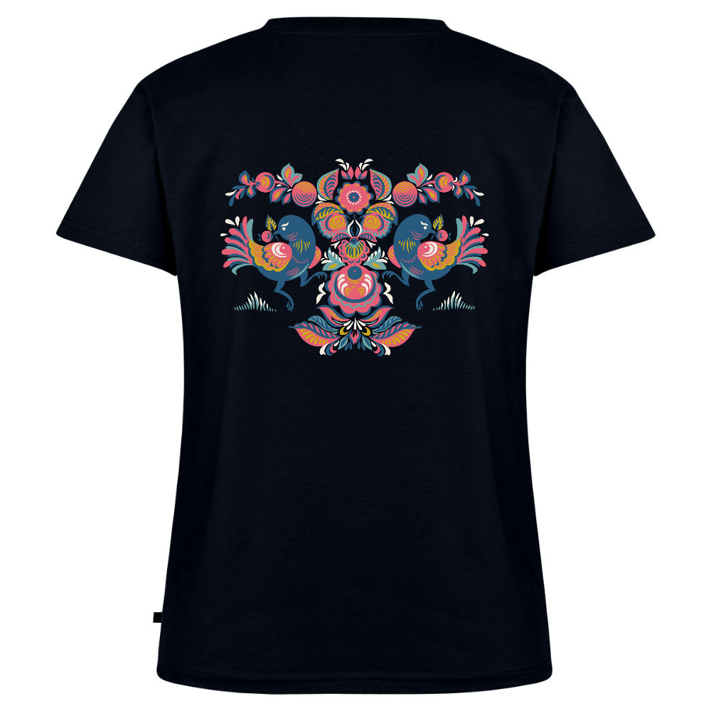 Vrouwen bio T-shirt met V-hals van Stanley & Stella - navy