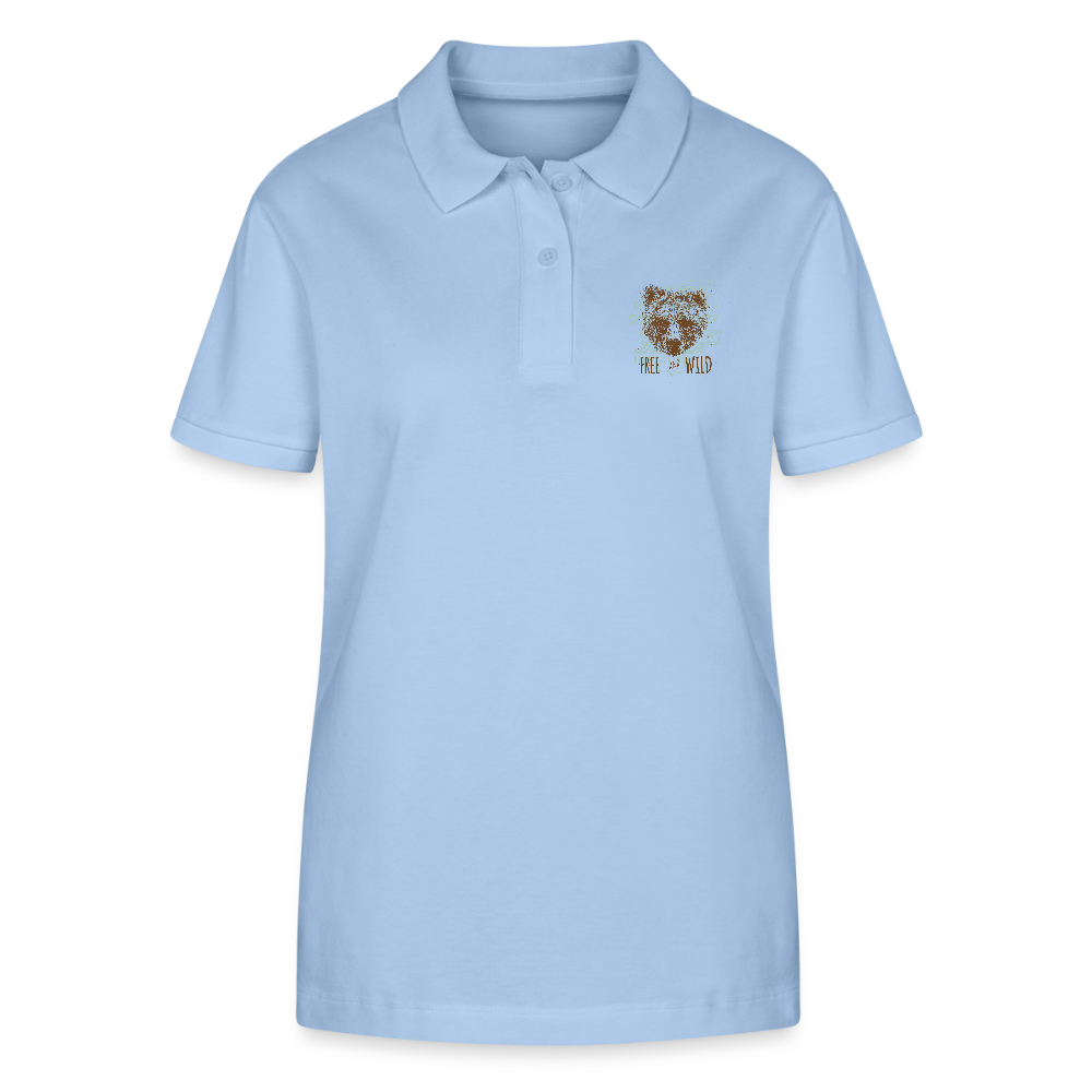 Stanley/Stella Vrouwen bio poloshirt ELLISER - sky blue