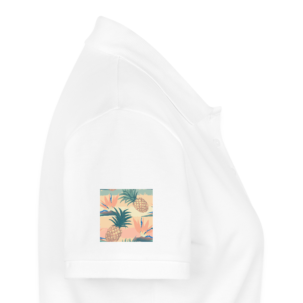 Vrouwen Premium Bio Poloshirt - wit
