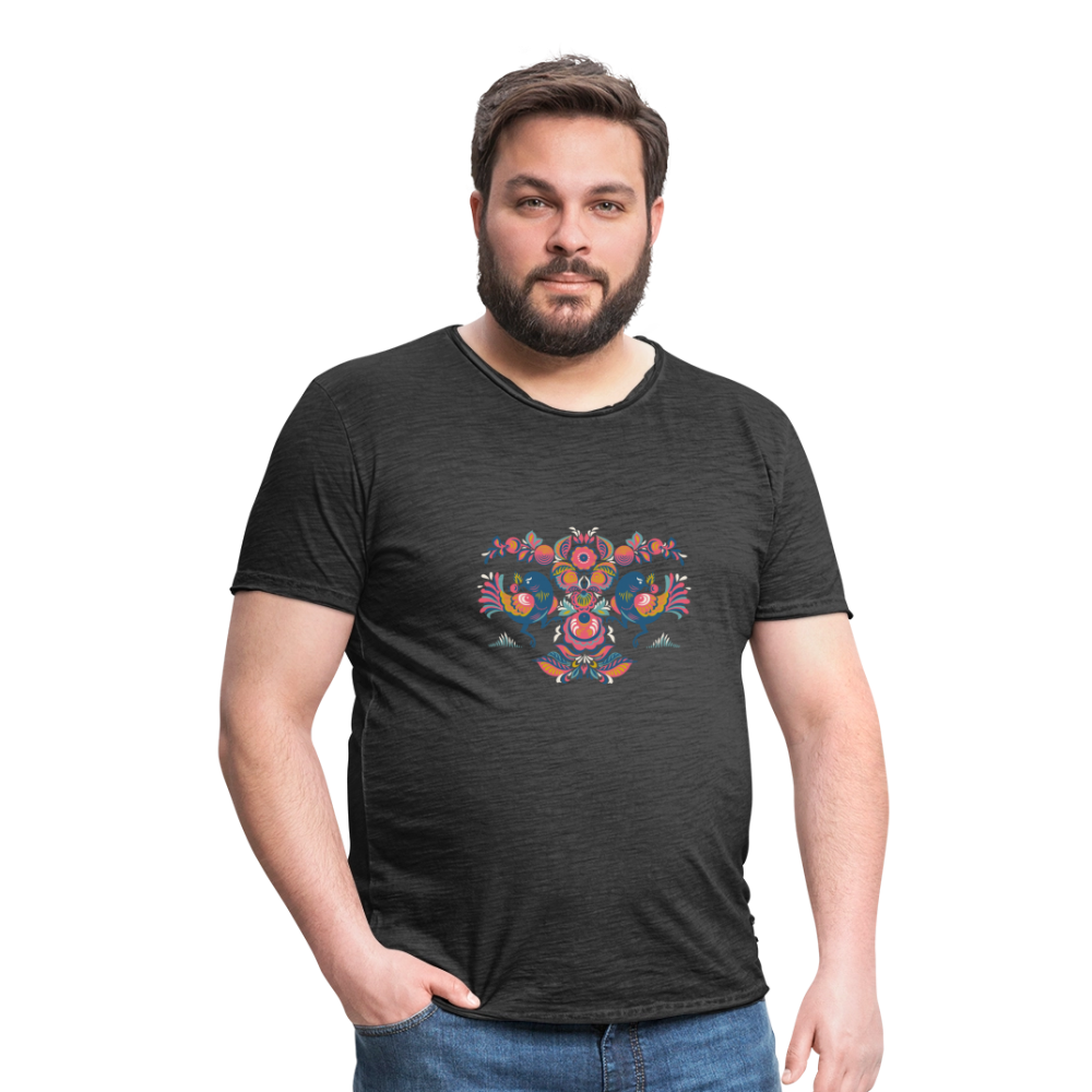 Mannen Vintage T-shirt - vintage zwart
