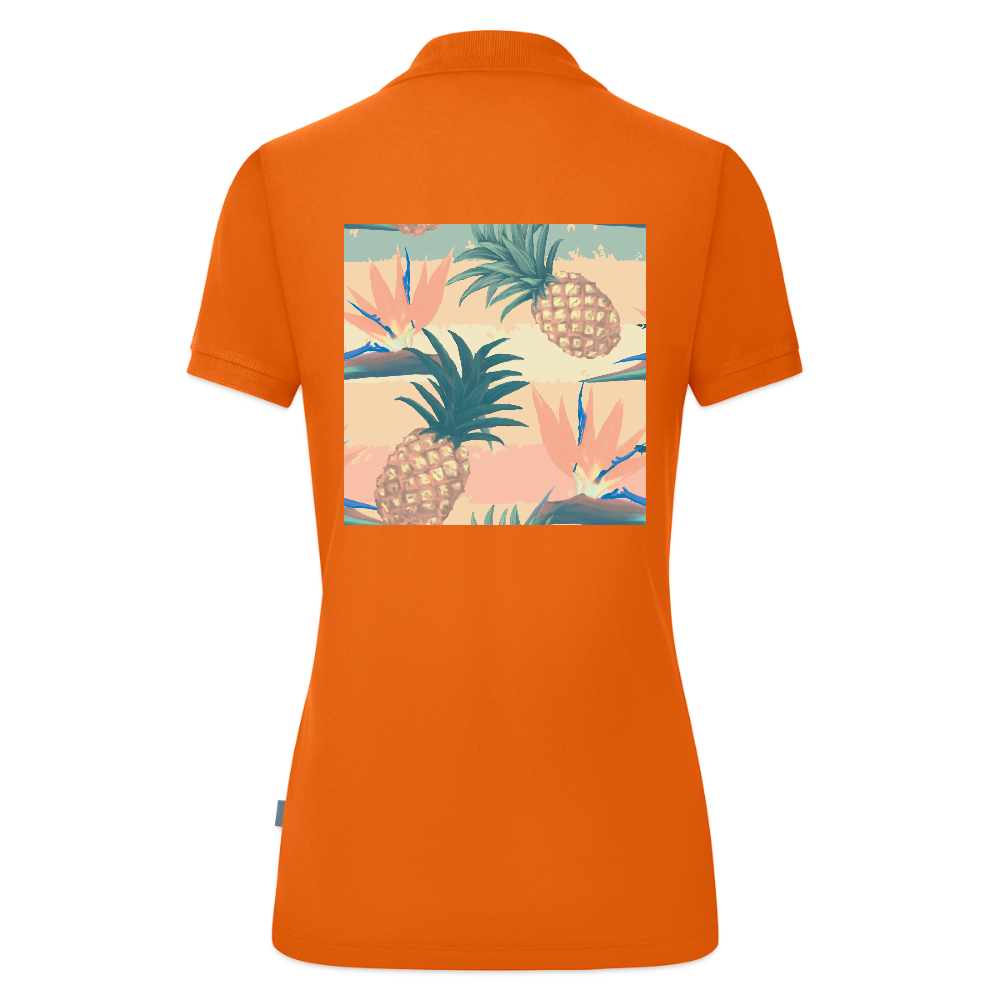 JAKO Vrouwen polo Organic - neonoranje