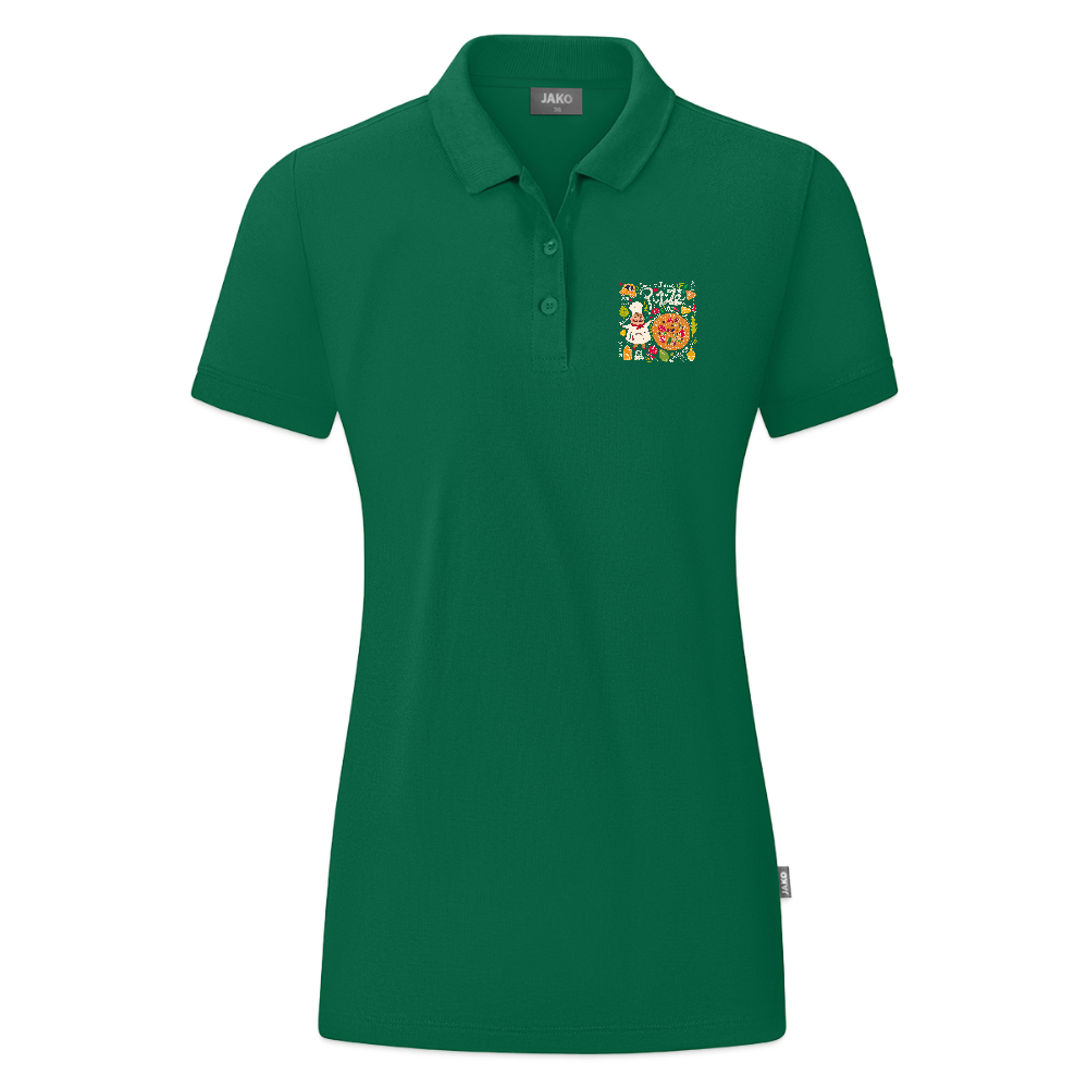 JAKO Vrouwen polo Organic - kelly groen