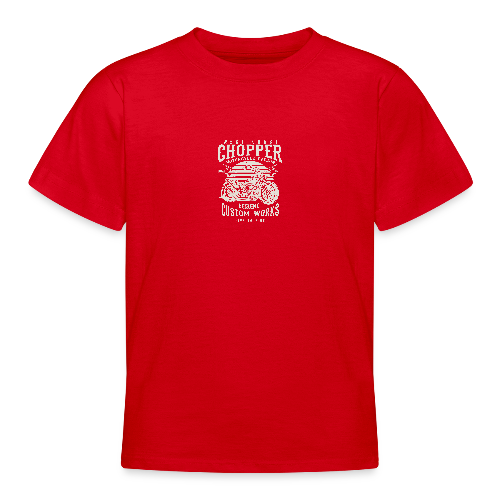 Teenager T-shirt - rood