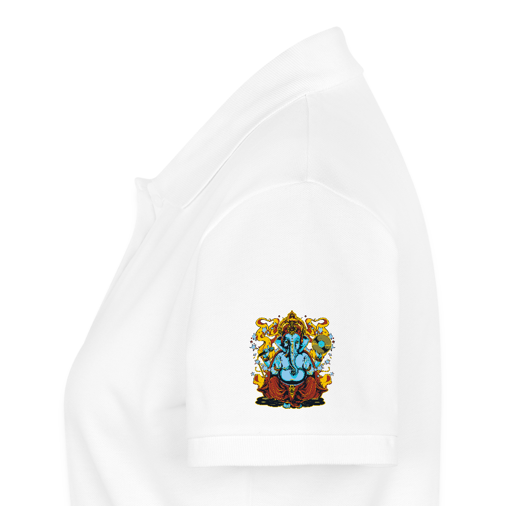 Vrouwen Premium Bio Poloshirt - wit