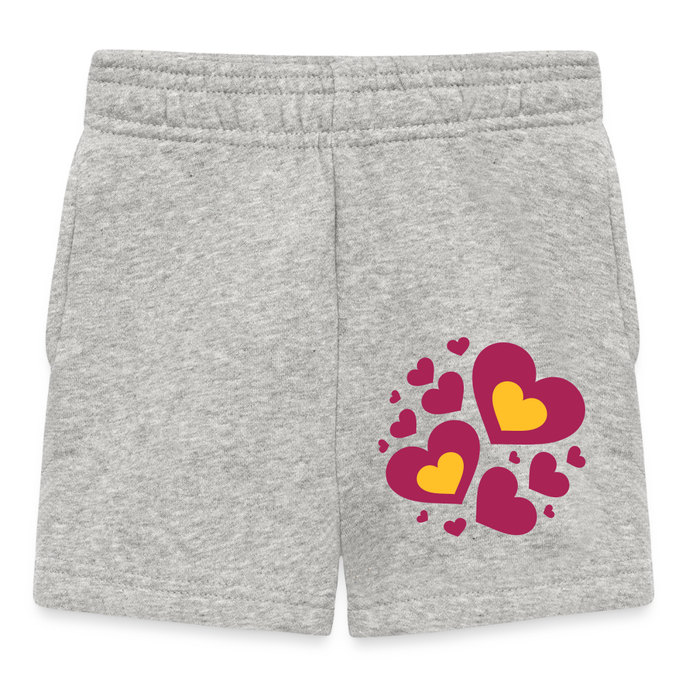 Baby shorts - grijs gemêleerd