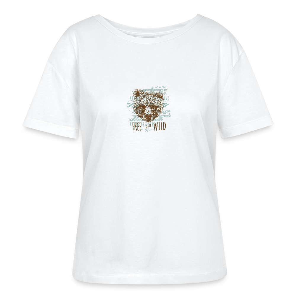 Stanley/Stella Relaxed vrouwen bio-T-shirt met ronde hals SERENA - wit